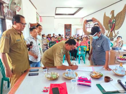 Musyawarah Desa Penyepakatan Penyertaan Modal untuk BUMDES Bersama dan Penyusunan RKP 2023